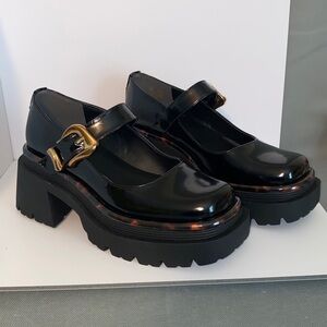Circus NY by Sam Edelman Nellie Mary Jane Lug Size 8M Chunky Style New In Box